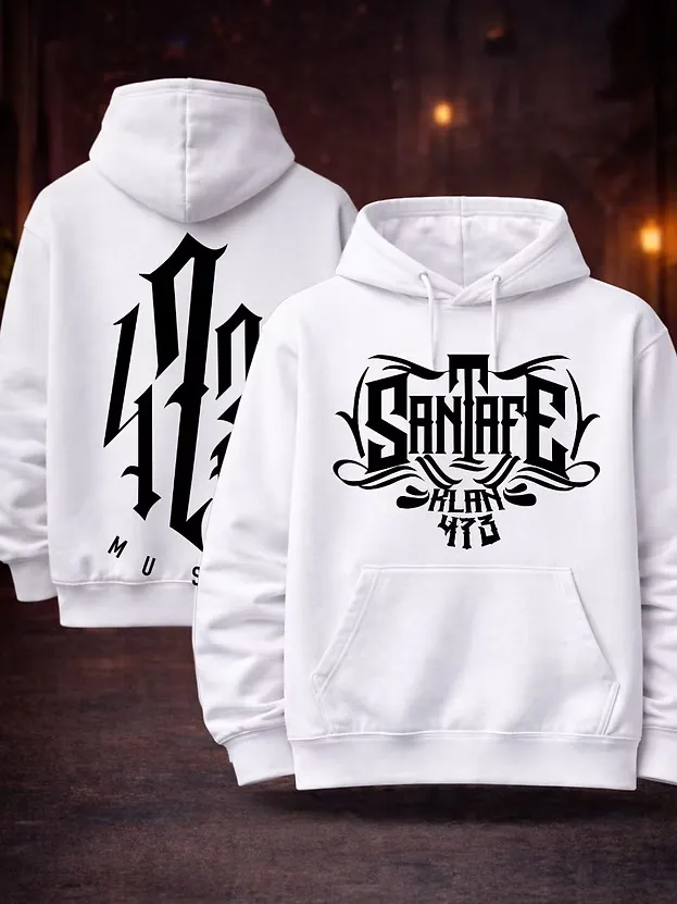 SUDADERA CLÁSICA BLANCA